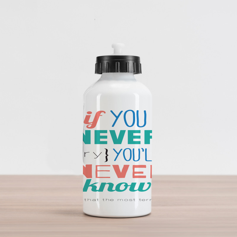 Inspiration Philosophy Aluminum Water Bottle