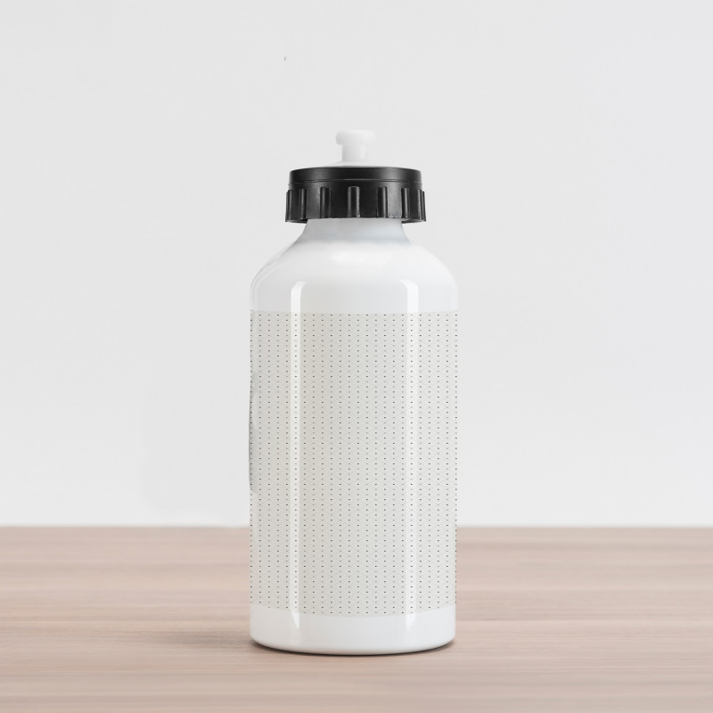 Minimal Thin Line Aluminum Water Bottle