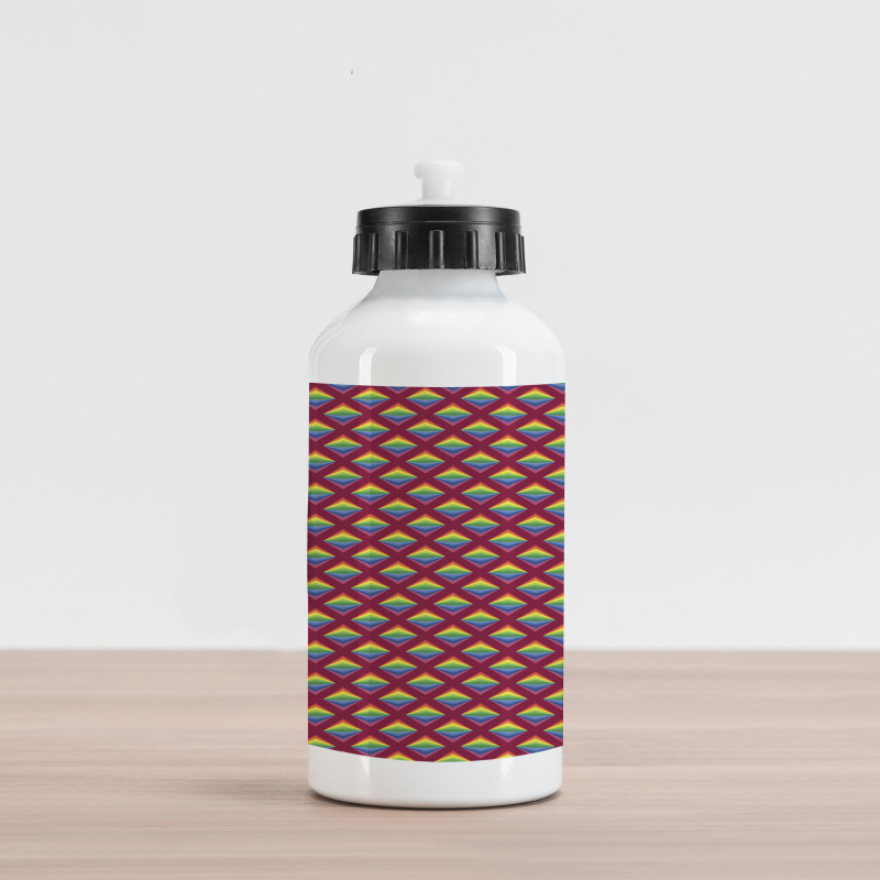 Energetic Rainbow Aluminum Water Bottle