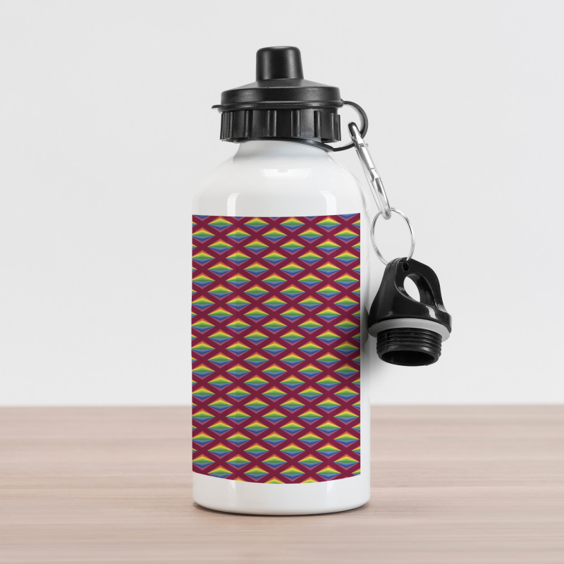 Energetic Rainbow Aluminum Water Bottle