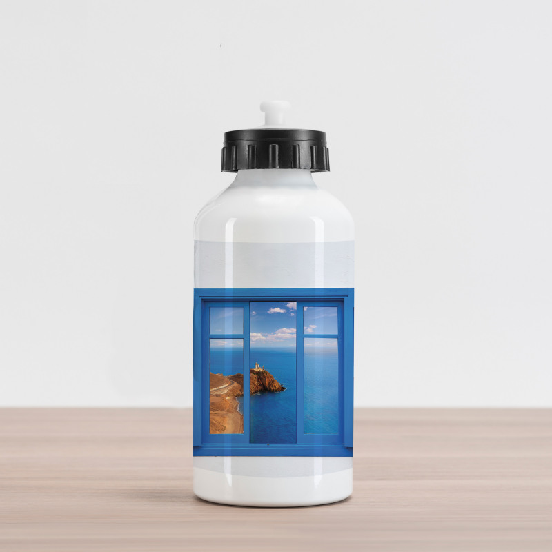 Mountain Ocean Sea Aluminum Water Bottle