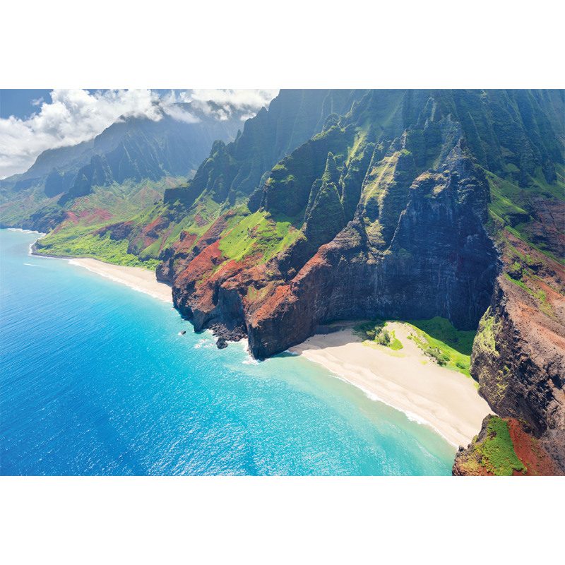 Na Pali Coast Island Aluminum Water Bottle