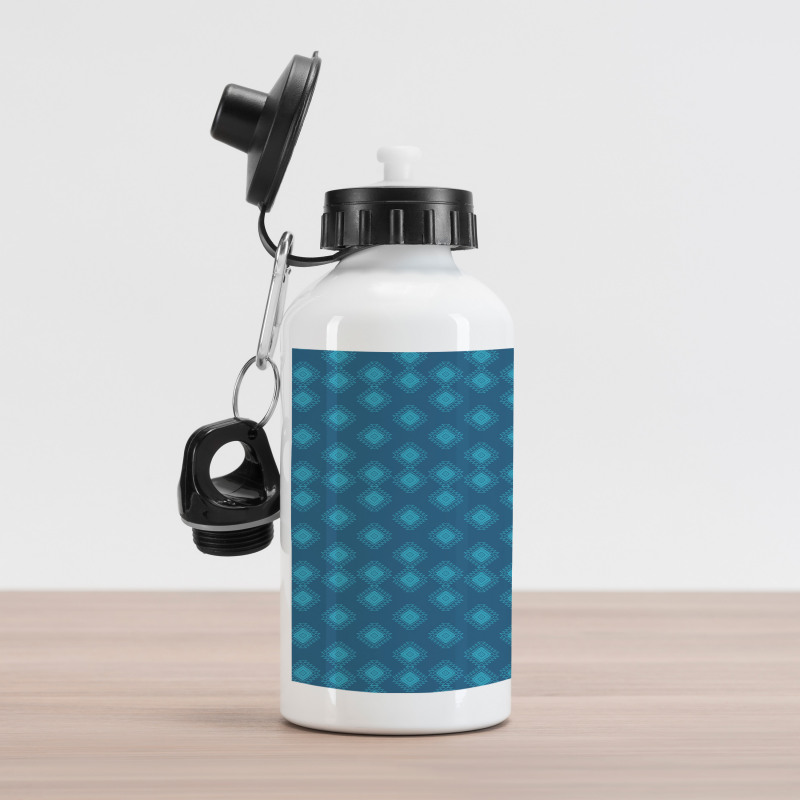 Bohemian Zigzags Rhombuses Aluminum Water Bottle