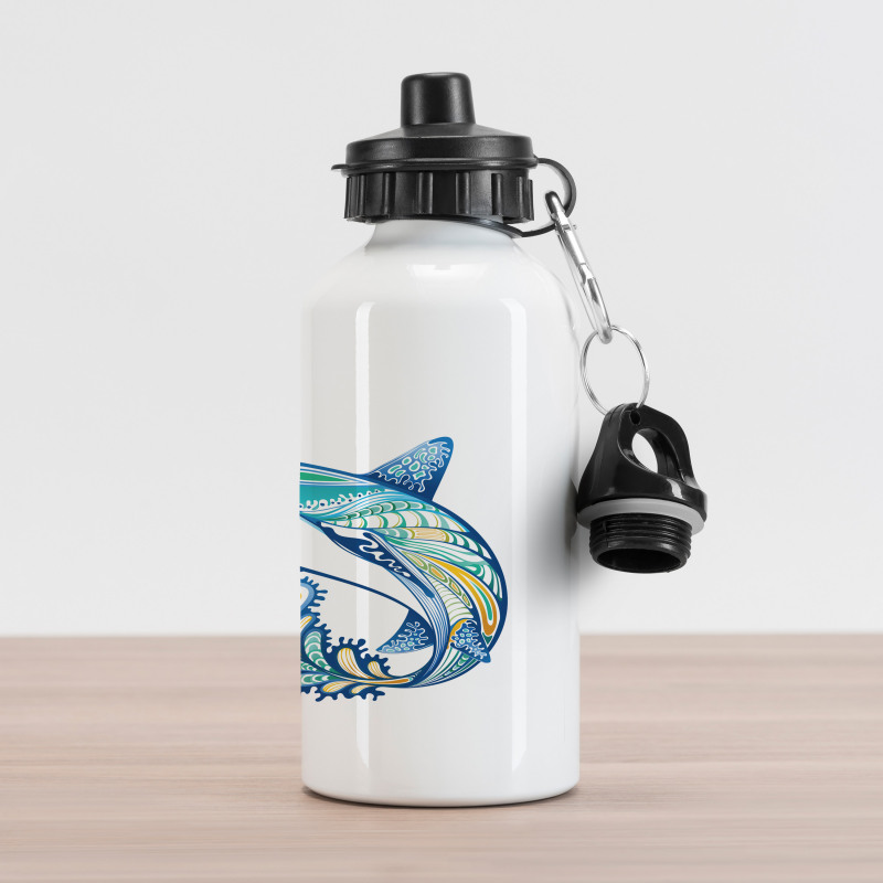 Hammer Head Shark Ocean Aluminum Water Bottle