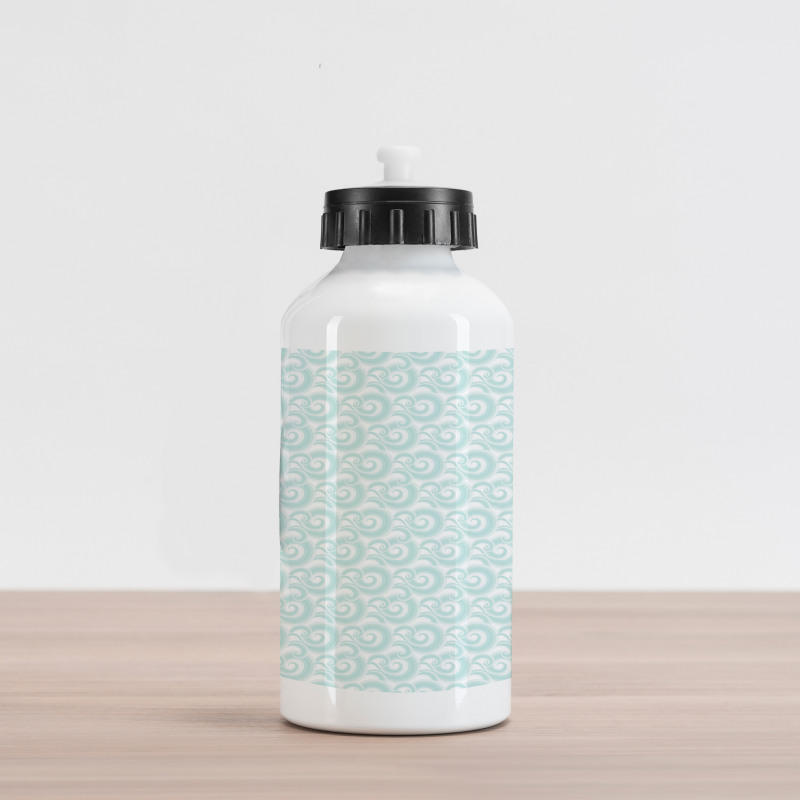 Abstract Clouds Waves Aluminum Water Bottle