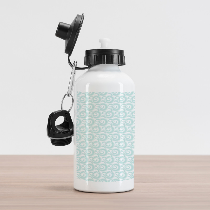 Abstract Clouds Waves Aluminum Water Bottle