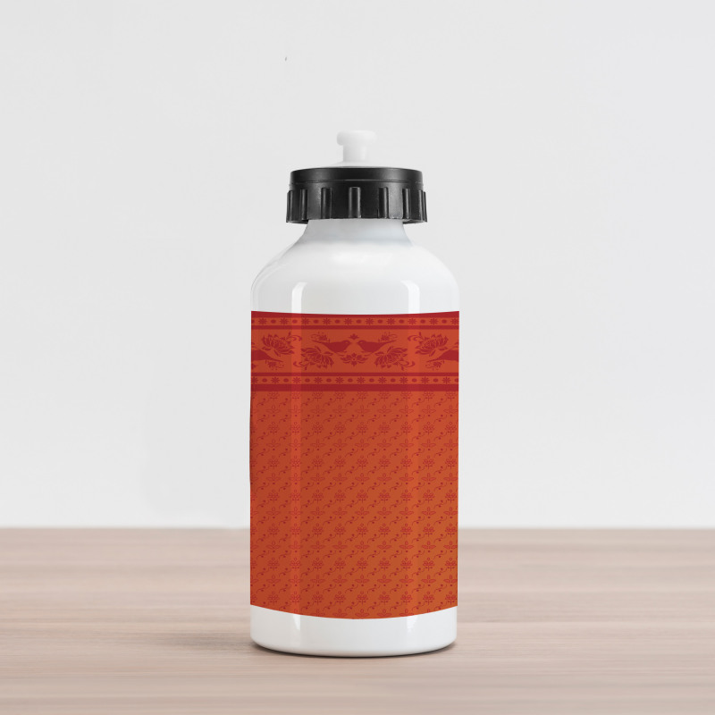 Birds and Flowers Aluminum Water Bottle