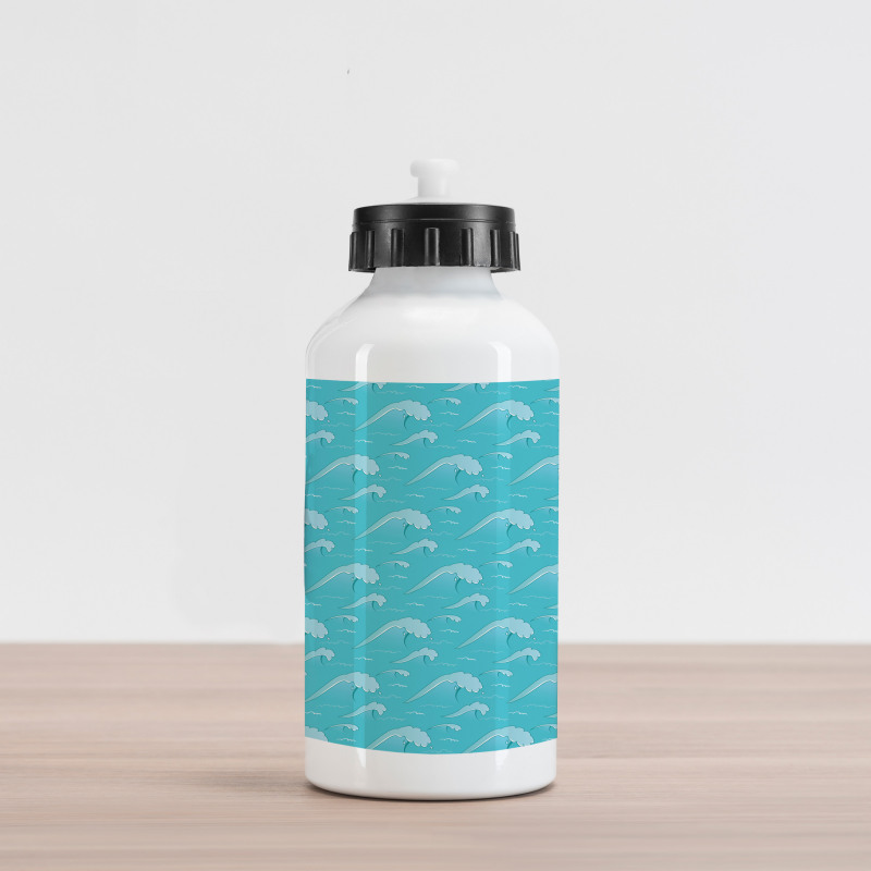 Japanese Ocean Cartoon Aluminum Water Bottle