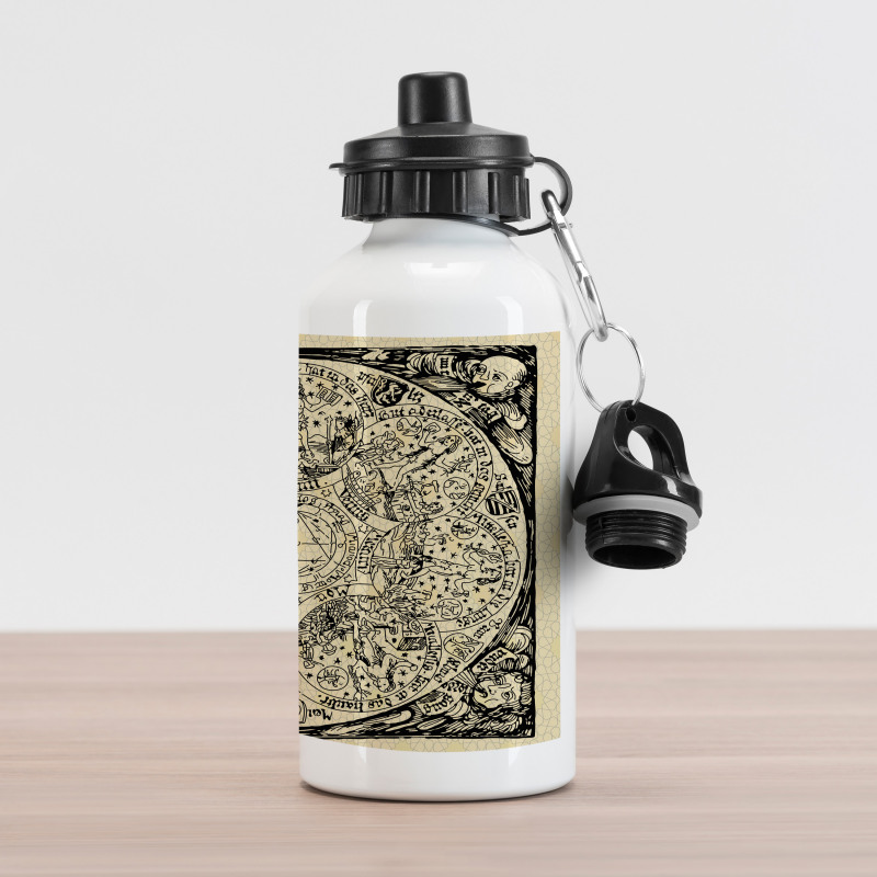 Map Aluminum Water Bottle