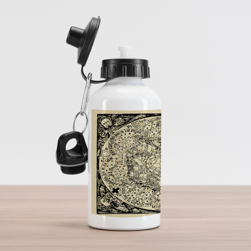 Map Aluminum Water Bottle