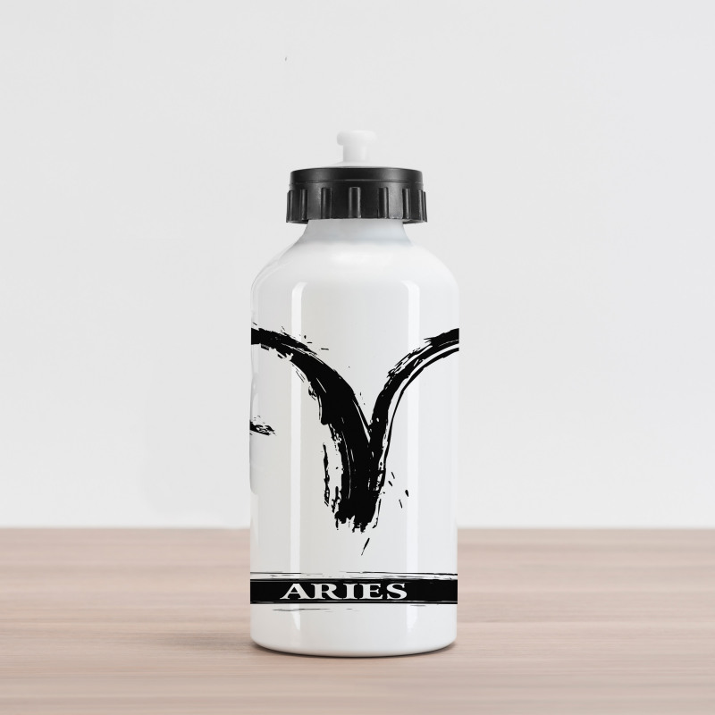 Aries Astrology Sign Aluminum Water Bottle