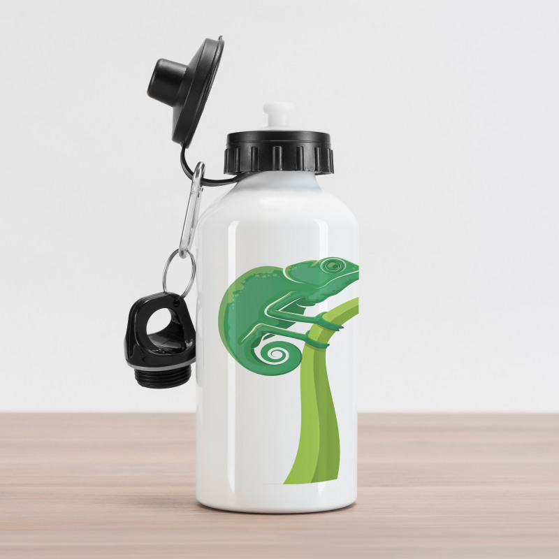 Exotic Grumpy Lizard Aluminum Water Bottle