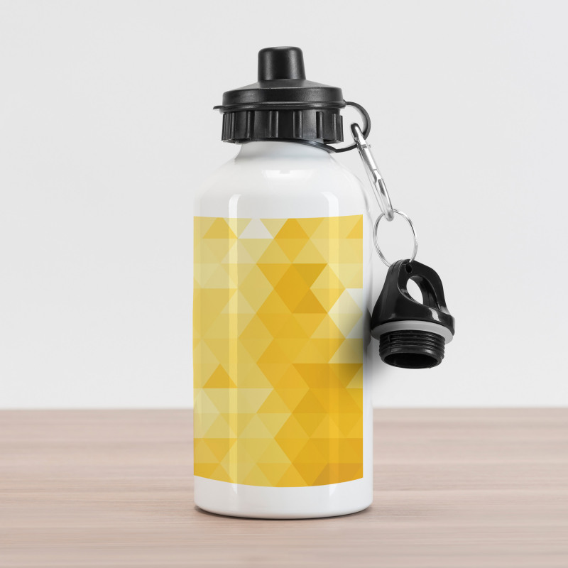 Geometric Triangle Aluminum Water Bottle