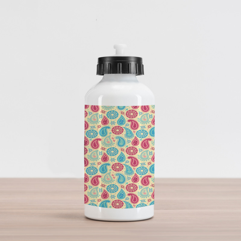 Flowers Design Aluminum Water Bottle