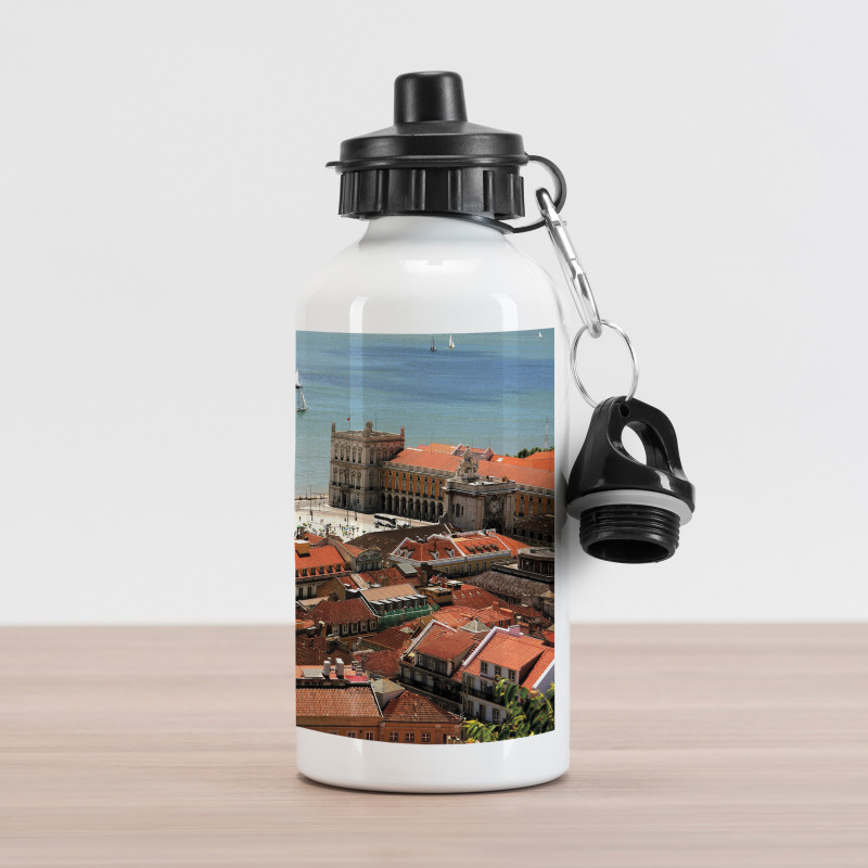 Nostalgic Lisbon City Aluminum Water Bottle