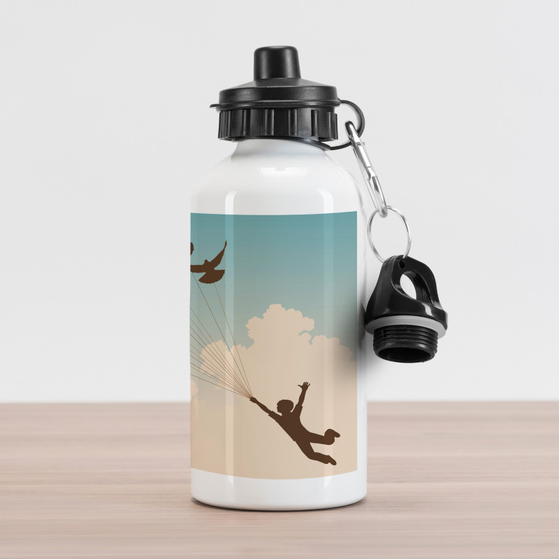 Flying Pigeons Birds Aluminum Water Bottle
