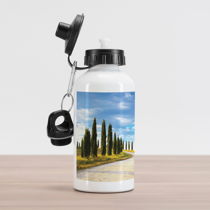 Mediterranean Trees Aluminum Water Bottle