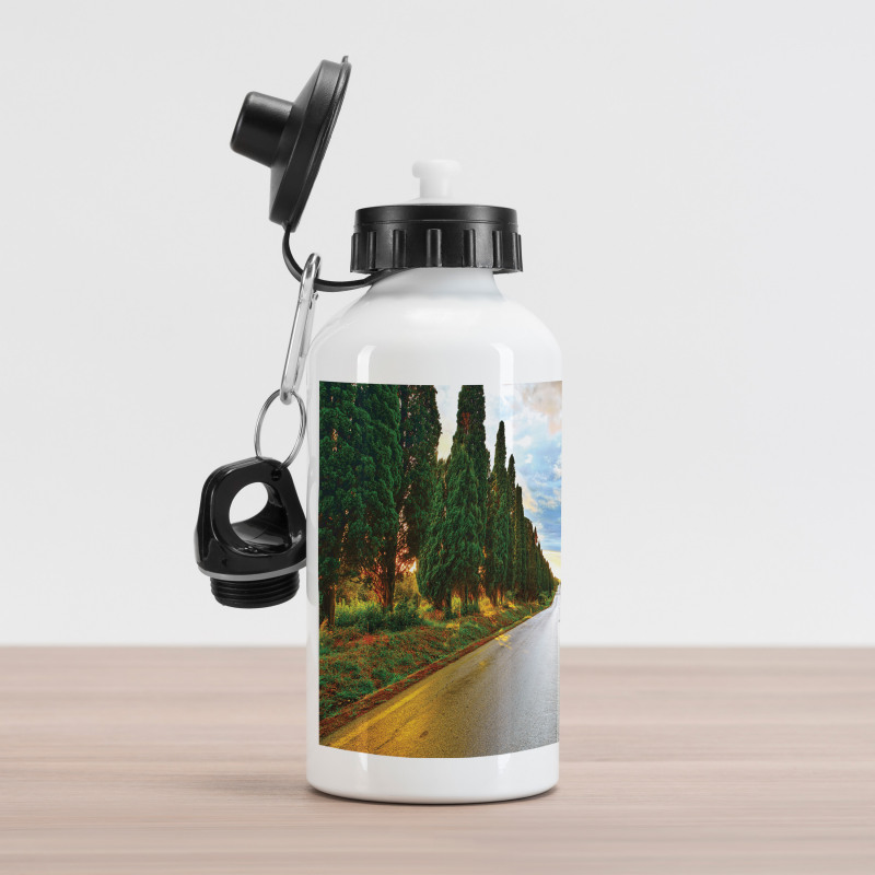 Europe Country Village Aluminum Water Bottle