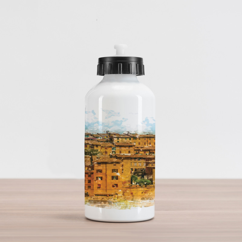 Historic Italian Town Aluminum Water Bottle