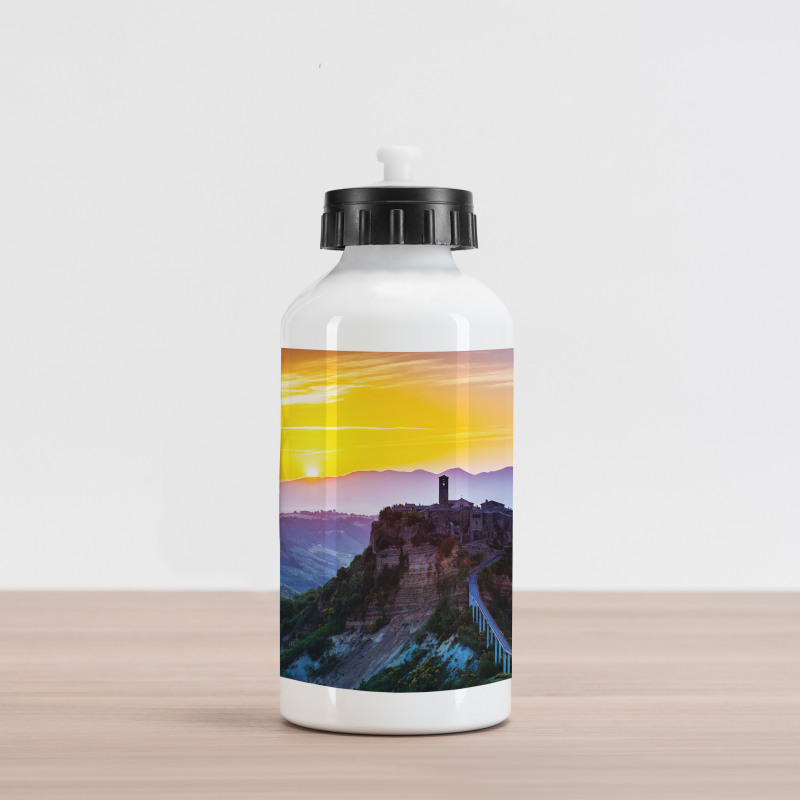 Historical Castle Town Aluminum Water Bottle