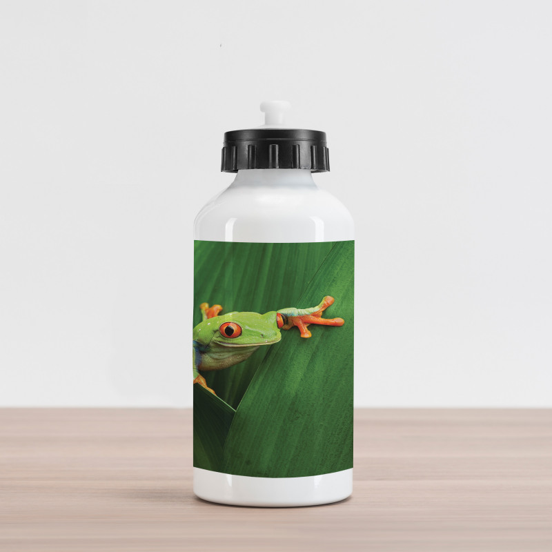 Exotic Wild Macro Leaf Aluminum Water Bottle