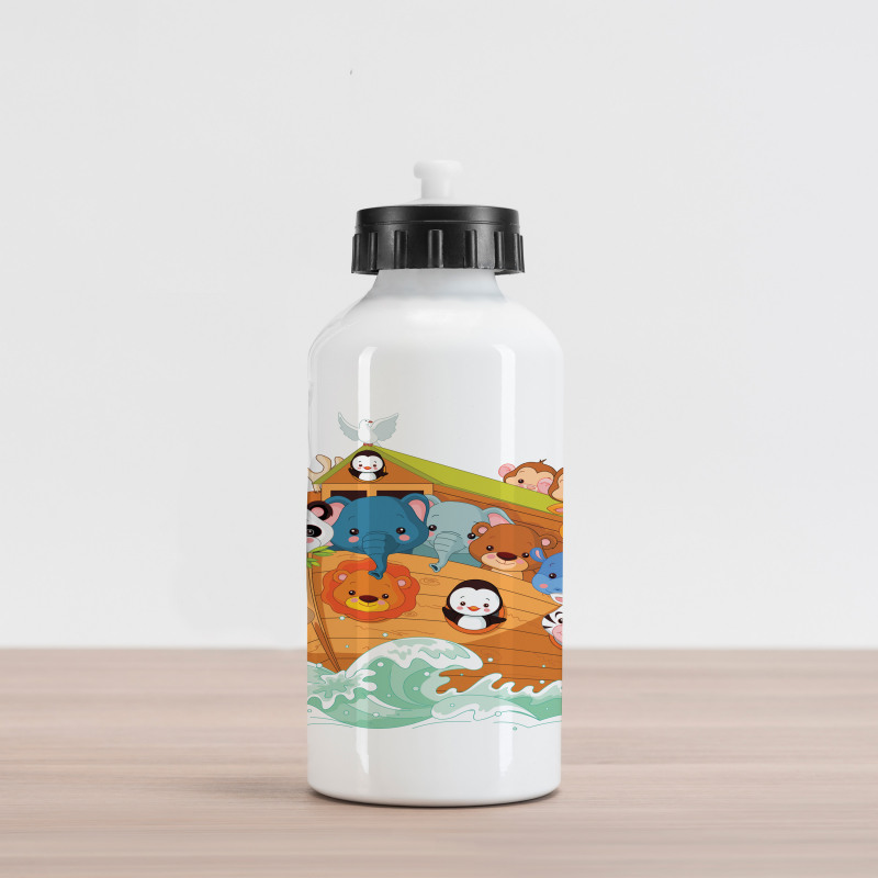 Colorful Ark Lions Aluminum Water Bottle