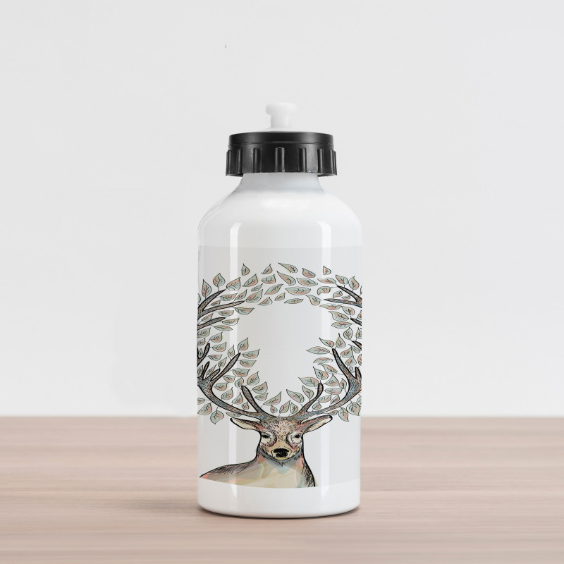 Myth Animal Reindeer Aluminum Water Bottle