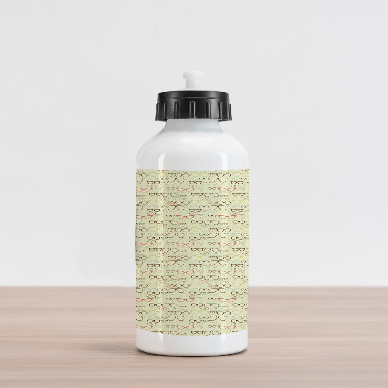 Eye Accessories Pattern Aluminum Water Bottle