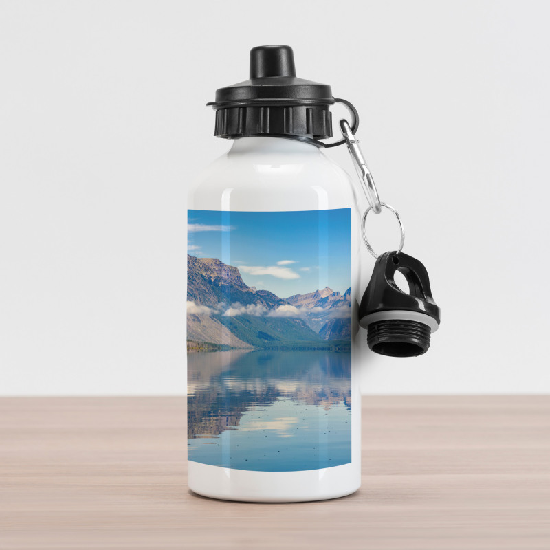 Cloudy Scene Aluminum Water Bottle