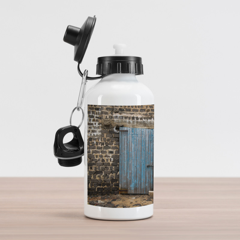 Medieval Stone Wall Aluminum Water Bottle