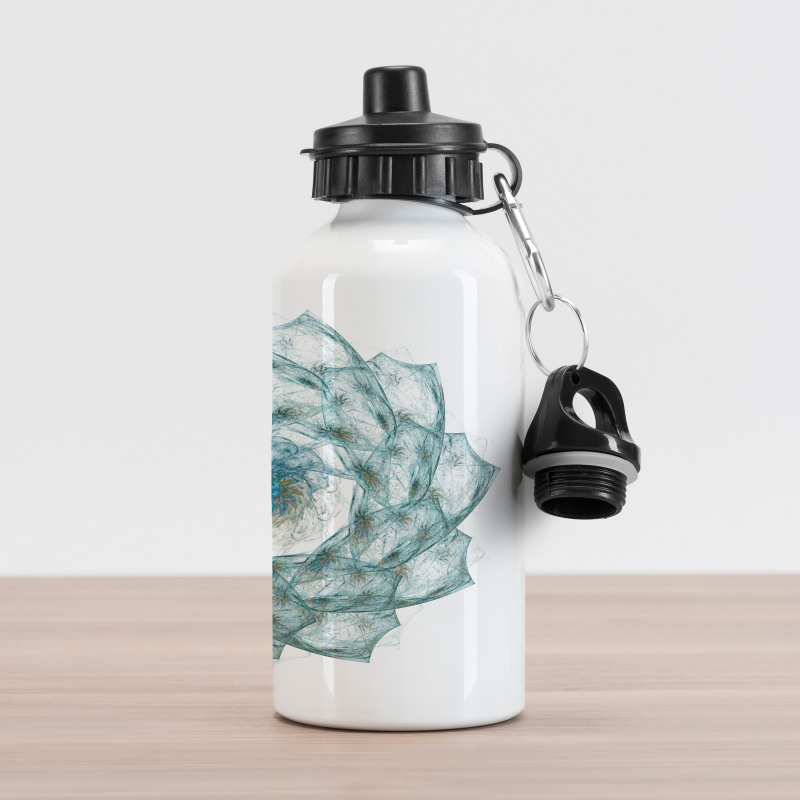 Exquisite Flower Shaped Aluminum Water Bottle