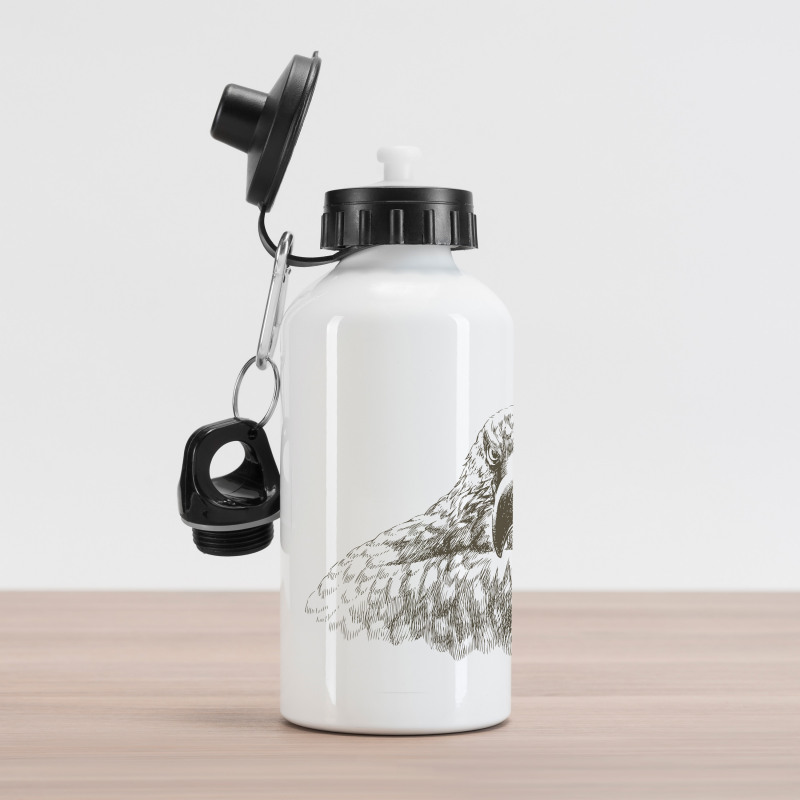 Eagle Wildlife Art Aluminum Water Bottle