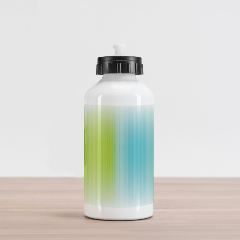 Digital Stripes Vertical Aluminum Water Bottle
