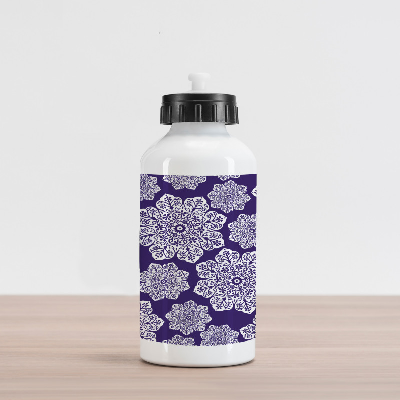 Flora Lace Snowflake Aluminum Water Bottle