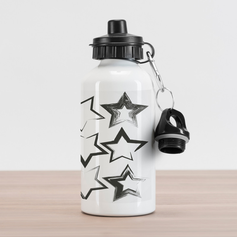 Grunge Art Design Aluminum Water Bottle