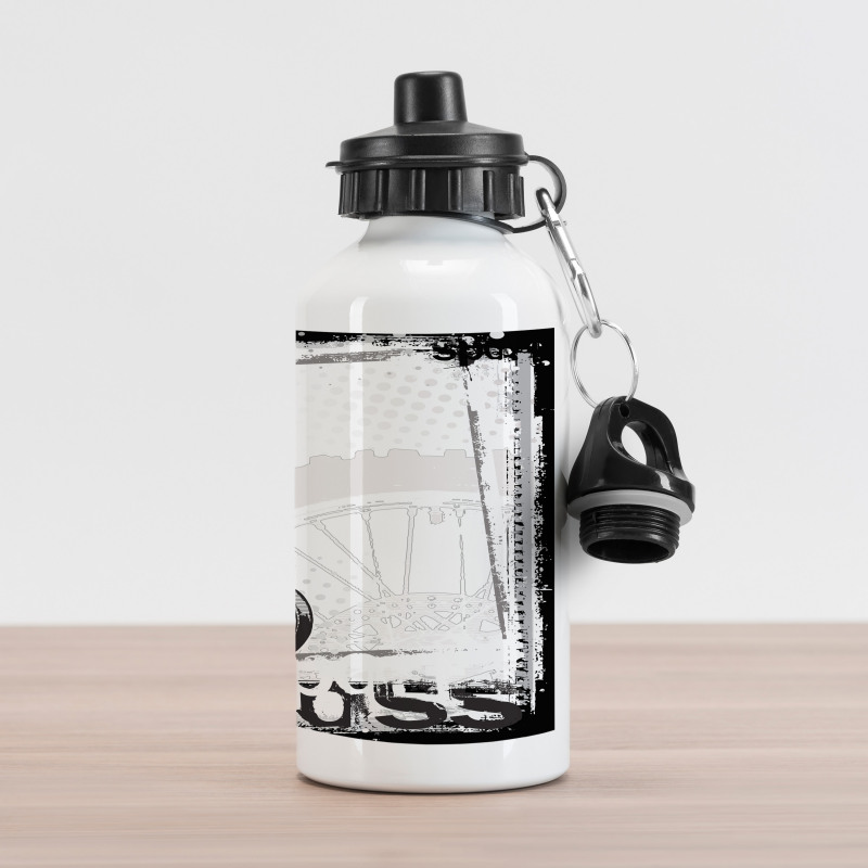 Motocross Racer Aluminum Water Bottle