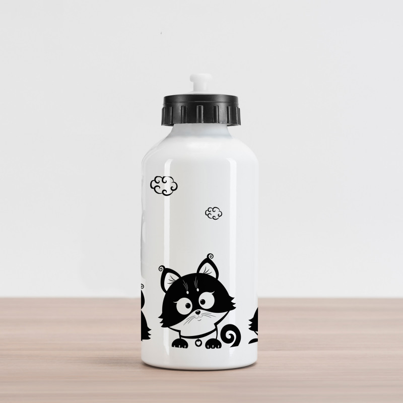 3 Kittens Aluminum Water Bottle