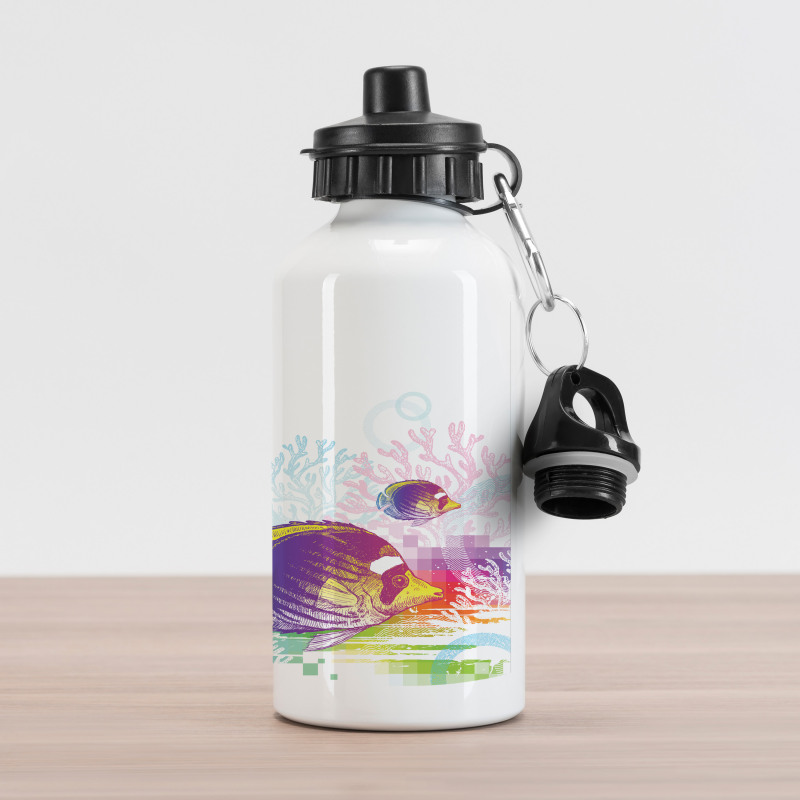 Fish Sea Theme Aluminum Water Bottle