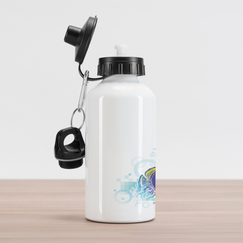 Fish Sea Theme Aluminum Water Bottle