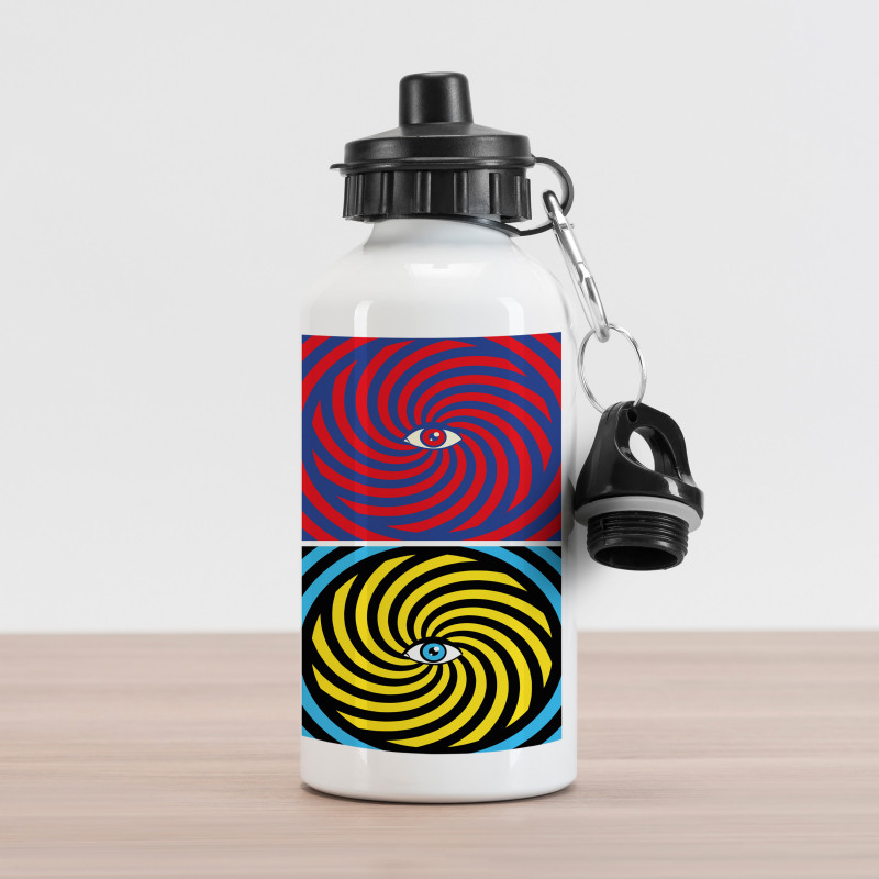 Pop Art Hypnotic Aluminum Water Bottle