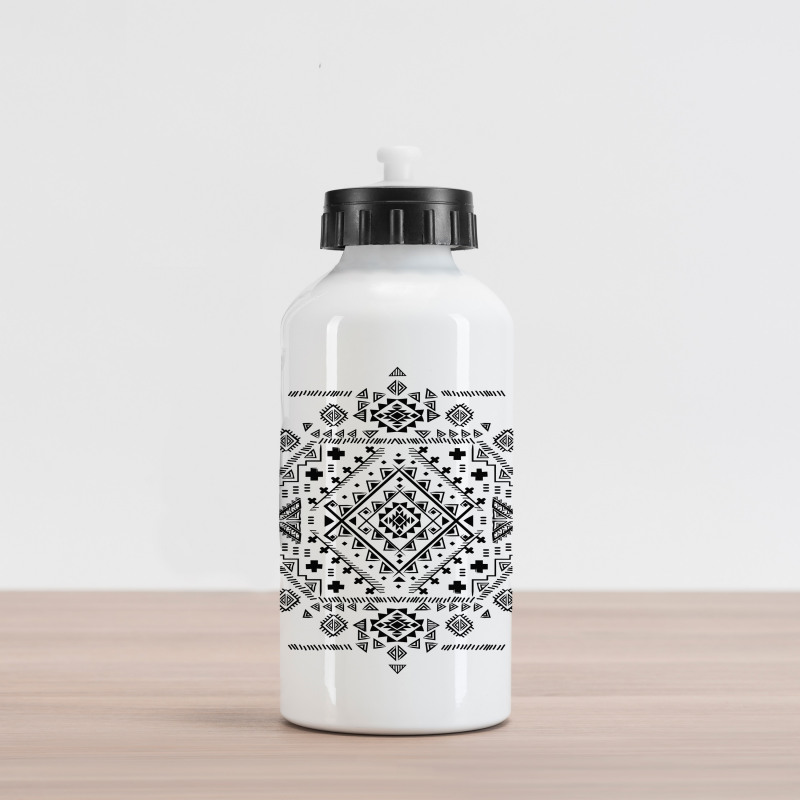 Maya Patterns Aluminum Water Bottle