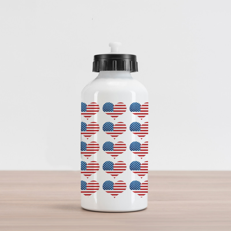 Flag Patriot Aluminum Water Bottle