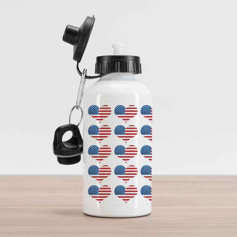 Flag Patriot Aluminum Water Bottle