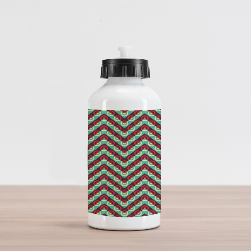 50s Retro Pop Art Aluminum Water Bottle