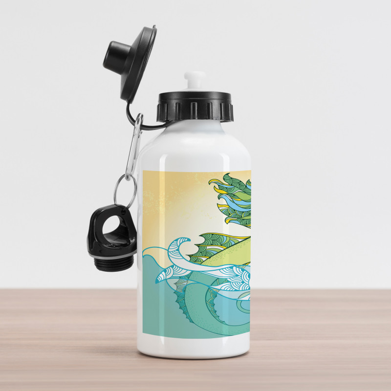 Pastel Tone Water Creature Aluminum Water Bottle