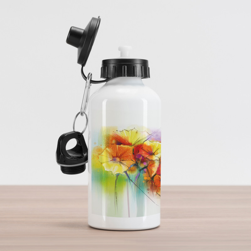 Autumn Flower Bouquet Aluminum Water Bottle