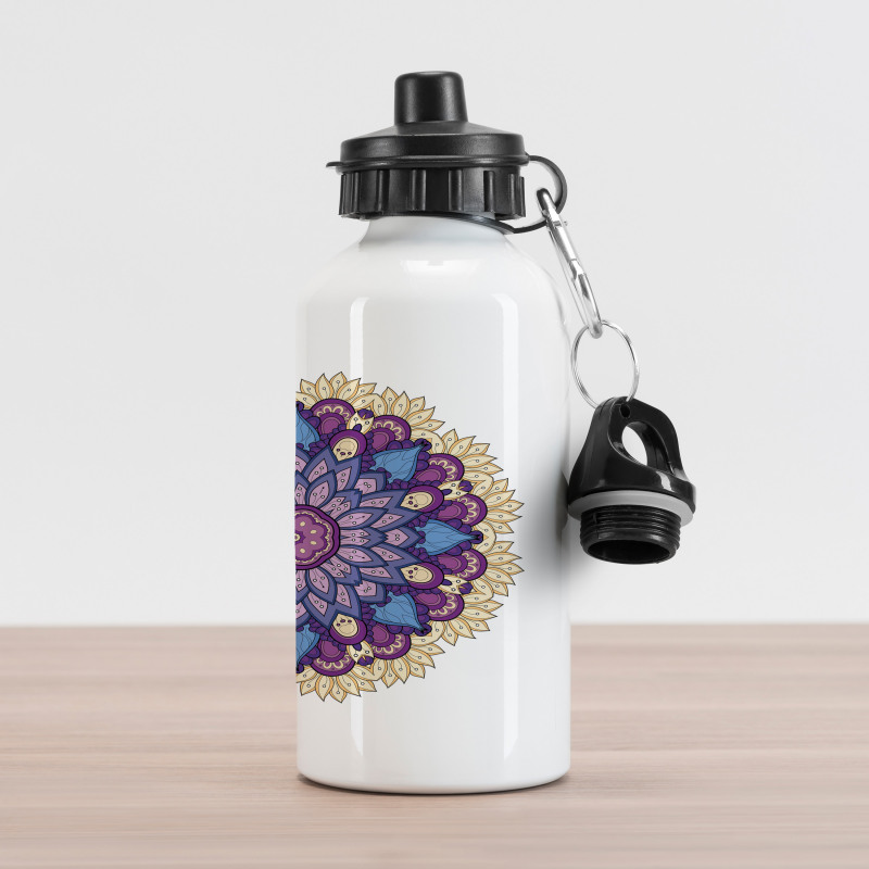 Floral Ornament Nature Aluminum Water Bottle