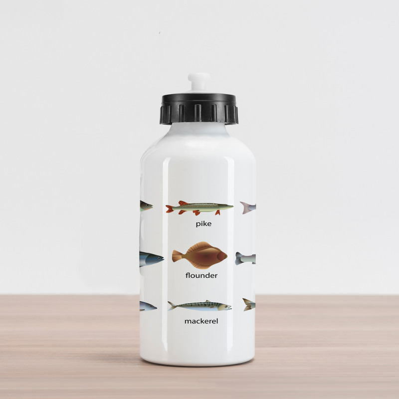 Aquatic Animal Composition Aluminum Water Bottle