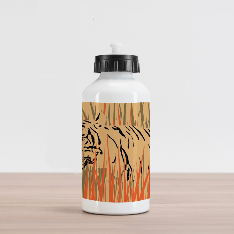 Tiger Jungle Aluminum Water Bottle