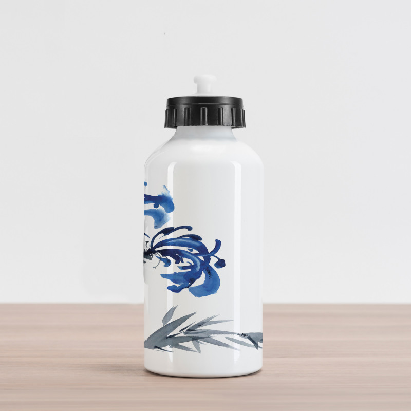 Brushstroke Work of Art Aluminum Water Bottle